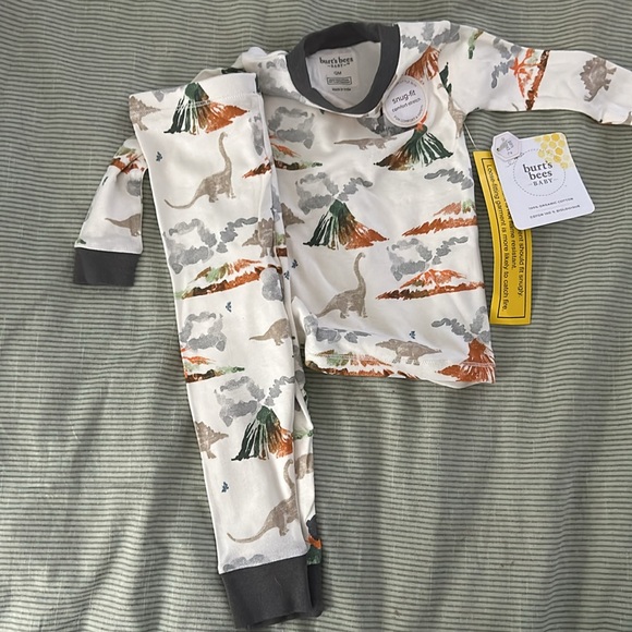 Burt’s Bees Long Sleeve 2 Piece Pajamas Size 12 months - Picture 5 of 5